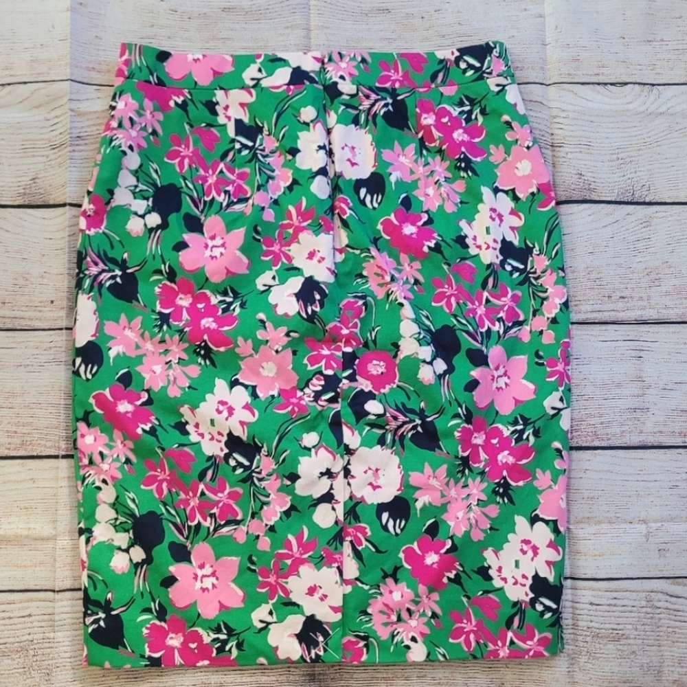J. Crew Factory Floral Pencil Skirt
